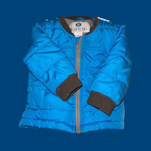 Buckle Me Blue Toddler Toast Car Seat Coat Size 18 Months - Picture 1 of 6